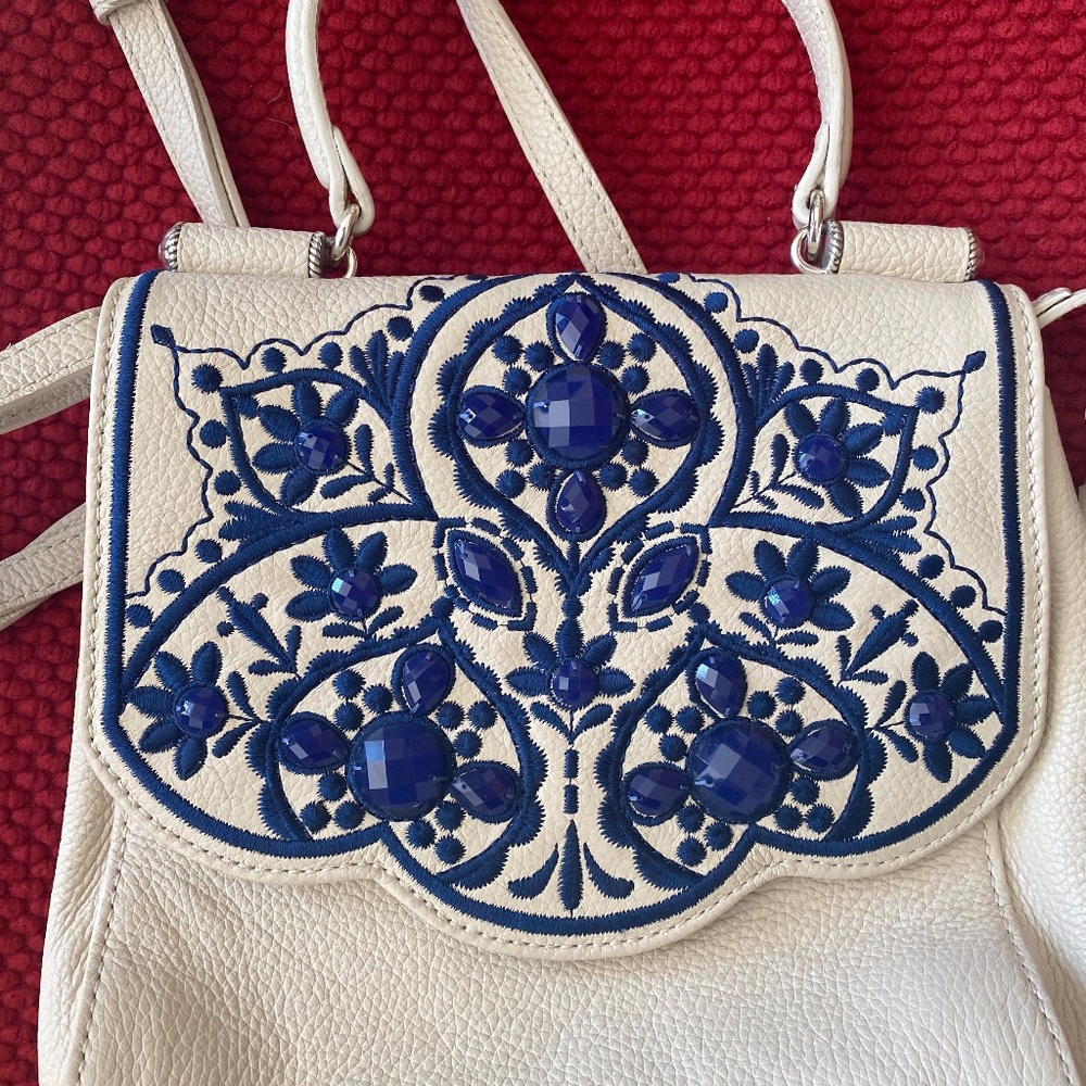 Brighton Hand Stitched Bejewelled Bag - rare